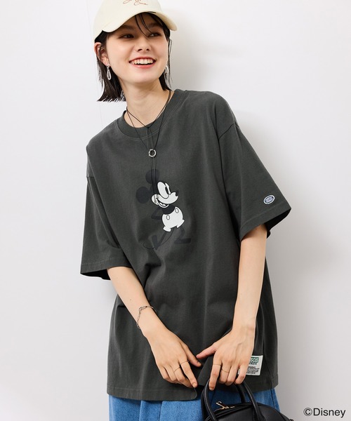 DISCUS ATHLETIC(ディスカス アスレチック)の「【DISCUS ATHLETIC/ディスカスアスレチック】DISCUS×Disney Tシャツ(Tシャツ/カットソー・レディース・チャコールグレー/ホワイト/スミクロ/ホワイト系その他2・38)」の9枚目の写真