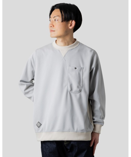 narifuri(ナリフリ)の「NFC ピグメントジャージークルースウェット(スウェット・メンズ・グレー/グリーン/ブルー系・SMALL/X-LARGE/MEDIUM/LARGE)」の2枚目の写真