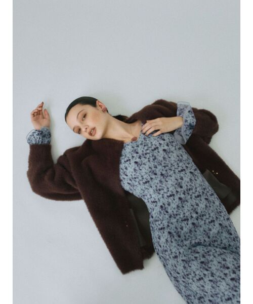 LAGUNAMOON（ラグナムーン）の「ヴィンテージフラワーフレアスリーブワンピース（ワンピース・レディース・ブラック/ブルー・SMALL/MEDIUM）」の10枚目の写真