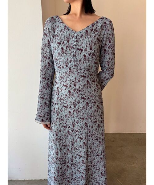 LAGUNAMOON（ラグナムーン）の「ヴィンテージフラワーフレアスリーブワンピース（ワンピース・レディース・ブラック/ブルー・SMALL/MEDIUM）」の14枚目の写真