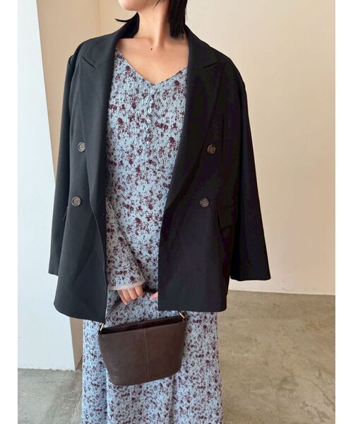 LAGUNAMOON（ラグナムーン）の「ヴィンテージフラワーフレアスリーブワンピース（ワンピース・レディース・ブラック/ブルー・SMALL/MEDIUM）」の18枚目の写真