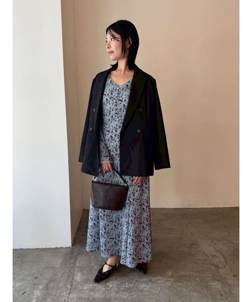 LAGUNAMOON（ラグナムーン）の「ヴィンテージフラワーフレアスリーブワンピース（ワンピース・レディース・ブラック/ブルー・SMALL/MEDIUM）」の19枚目の写真