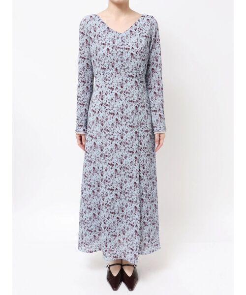 LAGUNAMOON（ラグナムーン）の「ヴィンテージフラワーフレアスリーブワンピース（ワンピース・レディース・ブラック/ブルー・SMALL/MEDIUM）」の21枚目の写真