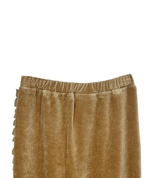 HONEY MI HONEY(ハニーミーハニー)の「velour frill skirt(スカート・レディース・ブラウン/ブラック/ベージュ・FREE)」の21枚目の写真