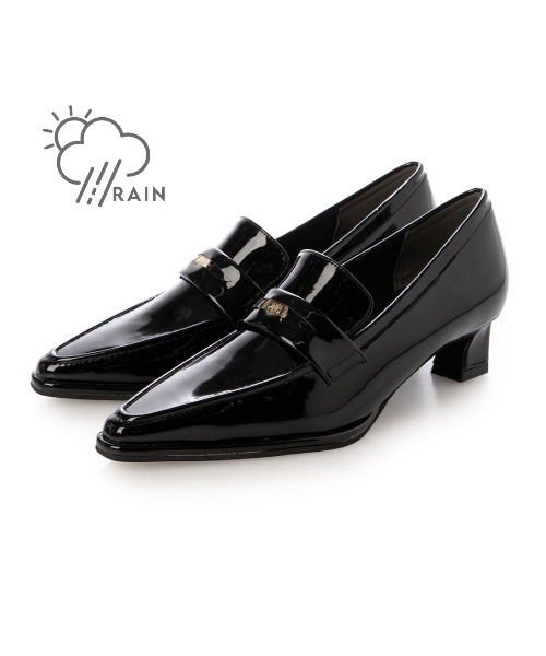 EVOL(イーボル)の「【晴雨兼用・ふかふか】4cmポインテッドコインローファー IZ5801(レインシューズ・レディース・ブラウン/ブラック・22.0cm/22.5cm/23.5cm/24.5cm/23.0cm/24.0cm/25.0cm)」の16枚目の写真