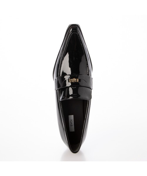 EVOL(イーボル)の「【晴雨兼用・ふかふか】4cmポインテッドコインローファー IZ5801(レインシューズ・レディース・ブラウン/ブラック・22.0cm/22.5cm/23.5cm/24.5cm/23.0cm/24.0cm/25.0cm)」の19枚目の写真