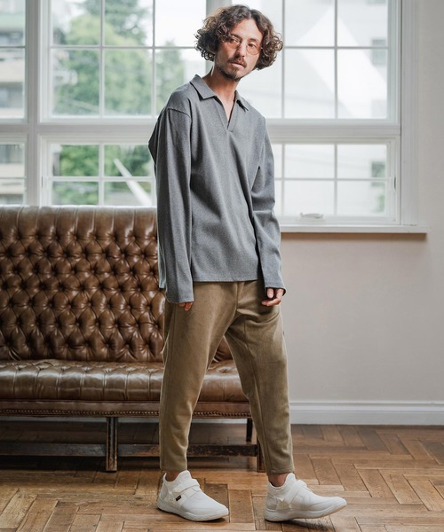 Magine(マージン)の「mp13907-Suede Ponte Knit Tapered Pants ポンチスエードパンツ(その他パンツ・メンズ・ベージュ/チャコール/ブラック・48/46/44)」の20枚目の写真