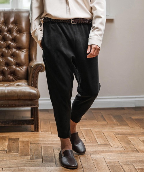 Magine(マージン)の「mp13907-Suede Ponte Knit Tapered Pants ポンチスエードパンツ(その他パンツ・メンズ・ベージュ/チャコール/ブラック・48/46/44)」の18枚目の写真