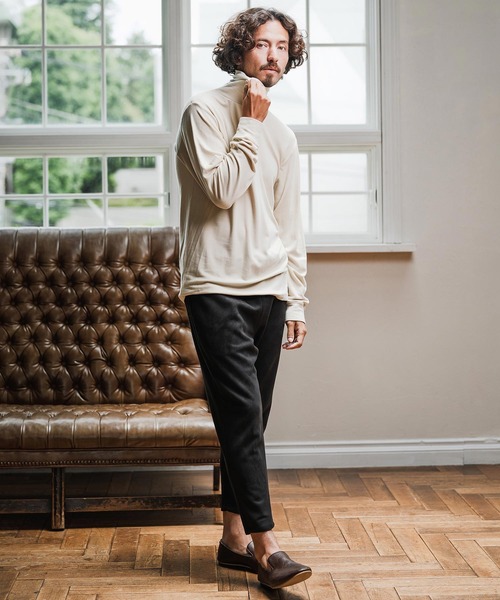 Magine(マージン)の「mp13907-Suede Ponte Knit Tapered Pants ポンチスエードパンツ(その他パンツ・メンズ・ベージュ/チャコール/ブラック・48/46/44)」の13枚目の写真