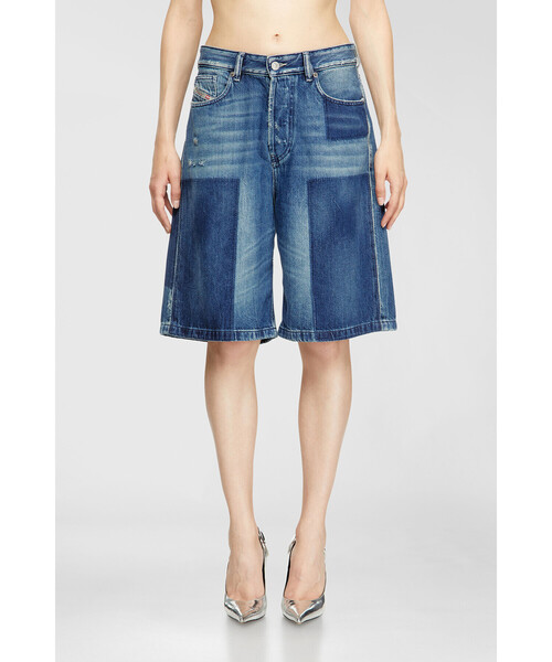 DIESEL(ディーゼル)の「ウィメンズ デニムショートパンツ DE-SIRE-SHORT(デニムパンツ・レディース・インディゴブルー・23inch/24inch/25inch/26inch/27inch)」の7枚目の写真