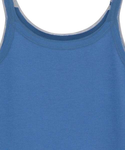 AMERICAN HOLIC（アメリカンホリック）の「チュールキャミタンクトップ（キャミソール・レディース・ブルー系その他6/アイボリー/チャコールグレー/ブラウン・M/L）」の15枚目の写真