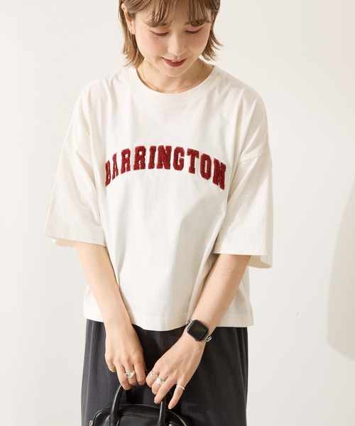 AMERICAN HOLIC（アメリカンホリック）の「アソートサガラ刺繍Tシャツ（Tシャツ/カットソー・レディース・オフホワイト/ブラック/グリーン/ホワイト系その他/マスタード/ネイビー・M/L）」の7枚目の写真