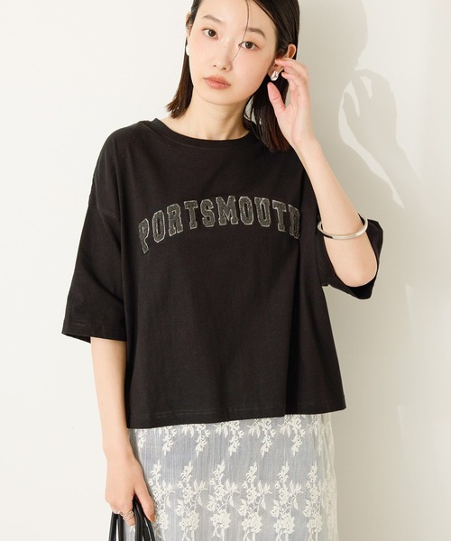 AMERICAN HOLIC（アメリカンホリック）の「アソートサガラ刺繍Tシャツ（Tシャツ/カットソー・レディース・オフホワイト/ブラック/グリーン/ホワイト系その他/マスタード/ネイビー・M/L）」の19枚目の写真