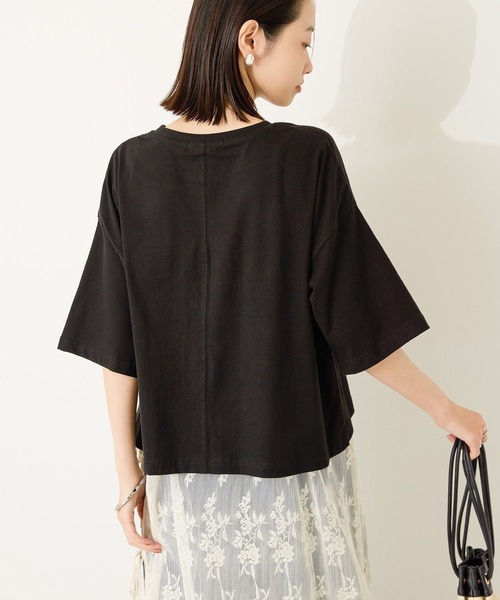 AMERICAN HOLIC（アメリカンホリック）の「アソートサガラ刺繍Tシャツ（Tシャツ/カットソー・レディース・オフホワイト/ブラック/グリーン/ホワイト系その他/マスタード/ネイビー・M/L）」の21枚目の写真