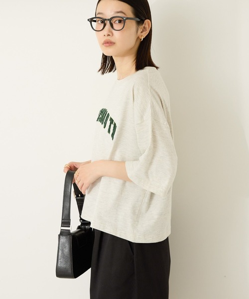 AMERICAN HOLIC（アメリカンホリック）の「アソートサガラ刺繍Tシャツ（Tシャツ/カットソー・レディース・オフホワイト/ブラック/グリーン/ホワイト系その他/マスタード/ネイビー・M/L）」の12枚目の写真