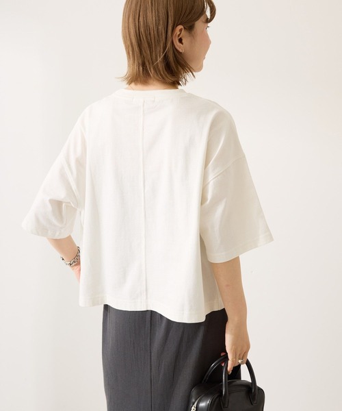 AMERICAN HOLIC（アメリカンホリック）の「アソートサガラ刺繍Tシャツ（Tシャツ/カットソー・レディース・オフホワイト/ブラック/グリーン/ホワイト系その他/マスタード/ネイビー・M/L）」の8枚目の写真