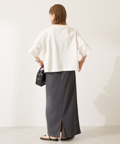 AMERICAN HOLIC（アメリカンホリック）の「アソートサガラ刺繍Tシャツ（Tシャツ/カットソー・レディース・オフホワイト/ブラック/グリーン/ホワイト系その他/マスタード/ネイビー・M/L）」の10枚目の写真