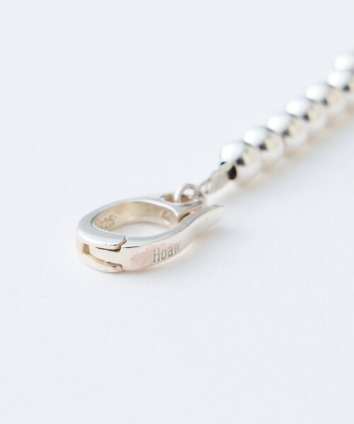 Whim Gazette(ウィムガゼット)の「【Hoaw.】シルバービース ロングネックレス(ネックレス・レディース・シルバー系その他4・FREE)」の8枚目の写真