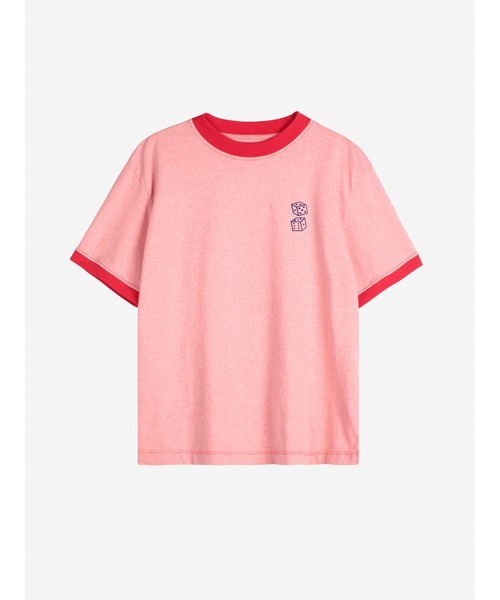 BOBO CHOSES（ボボショーズ）の「Roll the Dice fitted T-shirt（Tシャツ/カットソー・レディース・レッド・S/M/XL/L/XS）」の4枚目の写真