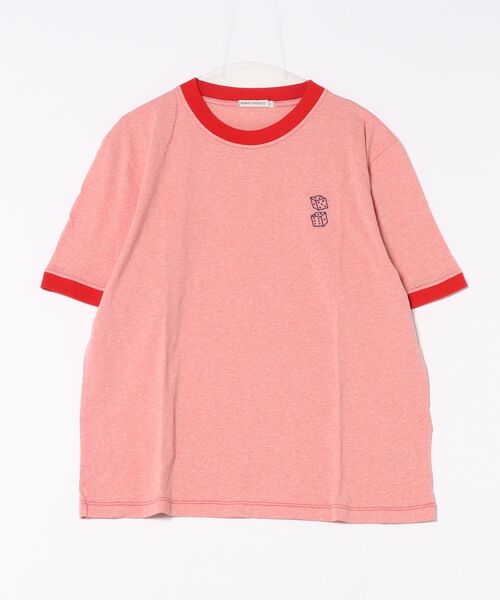 BOBO CHOSES（ボボショーズ）の「Roll the Dice fitted T-shirt（Tシャツ/カットソー・レディース・レッド・S/M/XL/L/XS）」の6枚目の写真