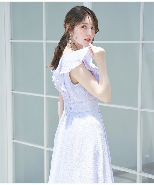 Swingle（スウィングル）　レース　ワンピース レースレイヤードドレスワンピース | スウィングル(SWINGLE