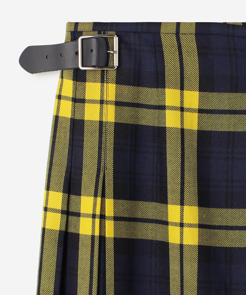 O'NEIL OF DUBLIN | ウーステッドウール ロングキルトスカート WOMEN