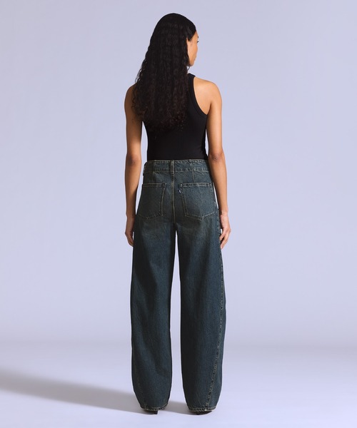 Levi's（リーバイス）の「Levi's/リーバイス BLUETAB(TM) MOTO ジーンズ ダークインディゴ（デニムパンツ・レディース・ブラック・23inch/24inch/25inch/26inch/27inch/28inch）」の4枚目の写真