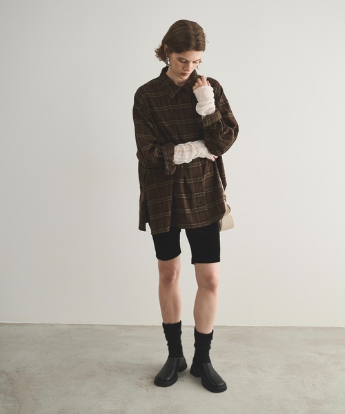 ベロアバイカーパンツ（その他パンツ）｜LOSCa（ロスカ）の