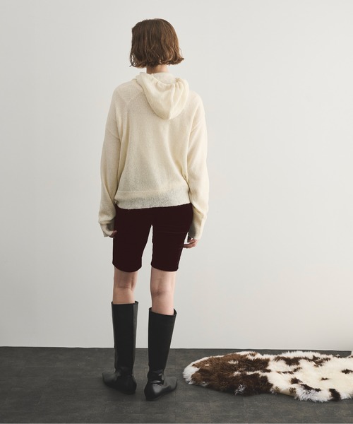 お値下げ ベロアバイカーパンツ STYLEMIXER | ベロアバイカーパンツ (ショートパンツ ) |SHEL