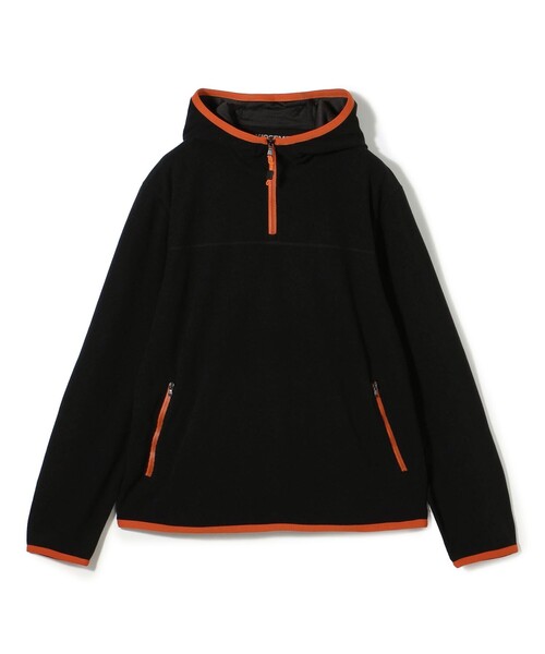 セール】テックワッフル コントラストハーフジップパーカ MTPW3712