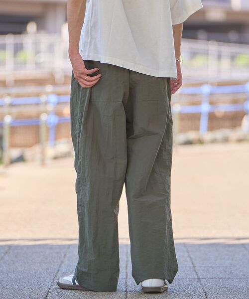 CRAFT STANDARD BOUTIQUE（クラフトスタンダードブティック）の「ナイロンカラーズシェフパンツ（その他パンツ・メンズ・パープル/レオパード/ブラック/カーキ/ブルー・M/L/XL）」の20枚目の写真