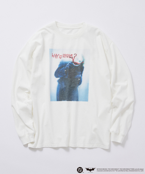 JOURNAL STANDARD(ジャーナルスタンダード)の「THE DARK KNIGHT / ダークナイト プリント ロンT(Tシャツ/カットソー・メンズ・ブラック系その他/ブラック/ホワイト/ネイビー/ブラックミックス・LARGE/MEDIUM)」の2枚目の写真