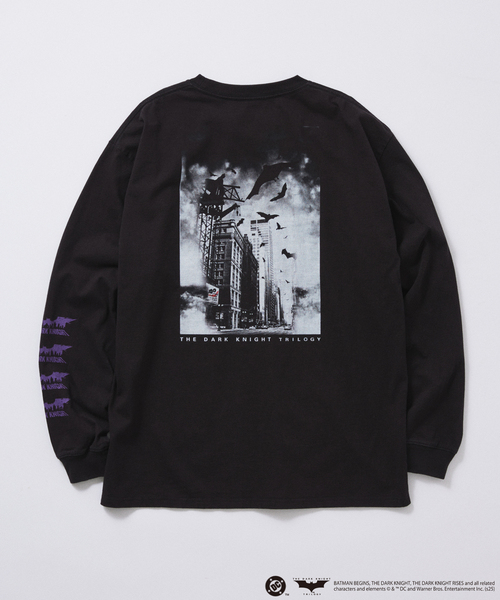 JOURNAL STANDARD(ジャーナルスタンダード)の「THE DARK KNIGHT / ダークナイト プリント ロンT(Tシャツ/カットソー・メンズ・ブラック系その他/ブラック/ホワイト/ネイビー/ブラックミックス・LARGE/MEDIUM)」の6枚目の写真