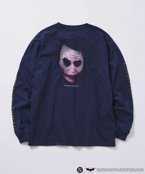 JOURNAL STANDARD(ジャーナルスタンダード)の「THE DARK KNIGHT / ダークナイト プリント ロンT(Tシャツ/カットソー・メンズ・ブラック系その他/ブラック/ホワイト/ネイビー/ブラックミックス・LARGE/MEDIUM)」の10枚目の写真
