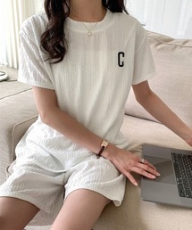 tシャツ パンツ セットアップ」に該当するホワイト/白色系の
