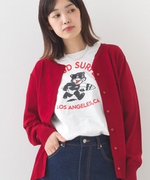 OMNES | コットンロゴプリントオーバーサイズTシャツ ベアLA(Tシャツ/カットソー)