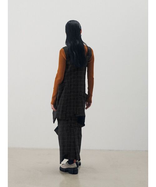LINE CHECK INSERT DESIGN VEST / ラインチェックインサート