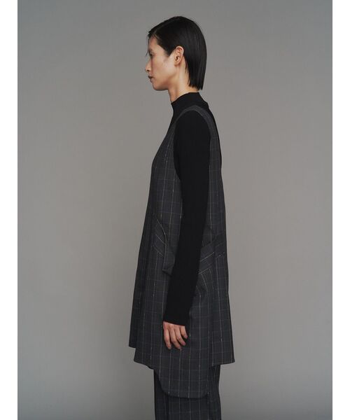 LINE CHECK INSERT DESIGN VEST / ラインチェックインサート