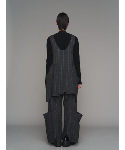 LINE CHECK INSERT DESIGN VEST / ラインチェックインサート