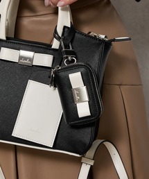 dazzlin（ダズリン）の「【dazzlin/ダズリン】バレッタリボン　Wファスナーリモートキーケース（キーケース/キーアクセサリー）」