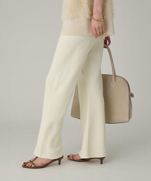 BABYLONE（バビロン）の「アセテートバイヤスパンツ（その他パンツ・レディース・チャコール/アイボリー・フリー）」の21枚目の写真