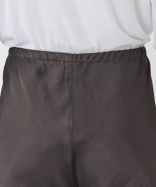 BABYLONE（バビロン）の「アセテートバイヤスパンツ（その他パンツ・レディース・チャコール/アイボリー・フリー）」の15枚目の写真