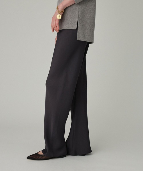 BABYLONE（バビロン）の「アセテートバイヤスパンツ（その他パンツ・レディース・チャコール/アイボリー・フリー）」の5枚目の写真