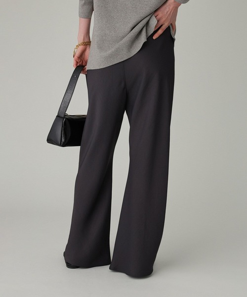 BABYLONE（バビロン）の「アセテートバイヤスパンツ（その他パンツ・レディース・チャコール/アイボリー・フリー）」の6枚目の写真