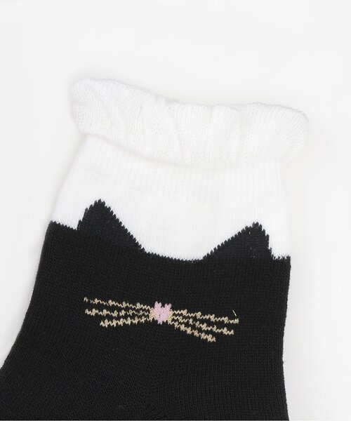 新品 ケイトスペード ネコフェイス ワンピース 黒 size150 靴下 セール】キャットソックス（ソックス/靴下）｜kate spade new york
