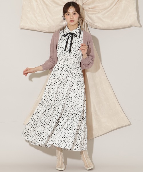WILLSELECTION（ウィルセレクション）の「ニットボレロカーディガン（カーディガン/ボレロ・レディース・ピンク/ダークブラウン/ブラック・FREE）」の11枚目の写真