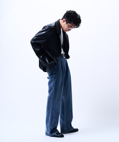THE BOLDMAN（ザ ボールドマン）の「Faded Semi-flared Denim / フェードセミフレアデニムパンツ（デニムパンツ・メンズ・ブルー・MEDIUM/LARGE）」の16枚目の写真