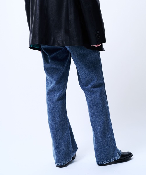 THE BOLDMAN（ザ ボールドマン）の「Faded Semi-flared Denim / フェードセミフレアデニムパンツ（デニムパンツ・メンズ・ブルー・MEDIUM/LARGE）」の4枚目の写真