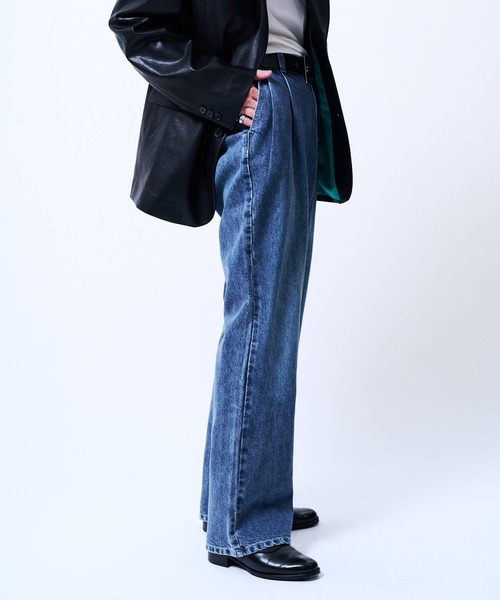 THE BOLDMAN（ザ ボールドマン）の「Faded Semi-flared Denim / フェードセミフレアデニムパンツ（デニムパンツ・メンズ・ブルー・MEDIUM/LARGE）」の6枚目の写真