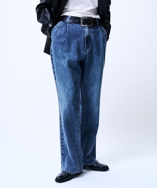 THE BOLDMAN（ザ ボールドマン）の「Faded Semi-flared Denim / フェードセミフレアデニムパンツ（デニムパンツ・メンズ・ブルー・MEDIUM/LARGE）」の9枚目の写真